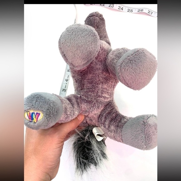 Ganz Webkinz 8” Grey Arabian Horse Plush Stuffed Animal Toy Without Code HM098 - Picture 4 of 5